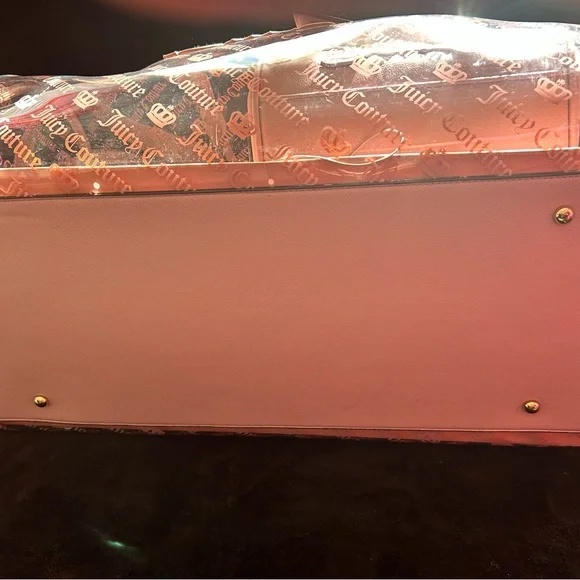 Juicy Couture Pink and Gold Transparent Tote - Picture 7 of 7